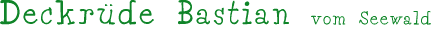 Deckr�de Bastian vom Seewald