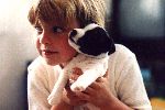 Anna und Hund Max